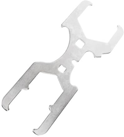 HYTROVE Multi Acier pour Lavabo Outil de Plomberie Ajustable pour Réparations Évier Compatible avec Robinets de Salle de Bain Éviers
