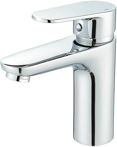 JUNSOTTOR Wasserhahn Bad Einhebel-badarmatur Armatur Badezimmer Mischbatterie Bad Energiesparend Waschbeckenarmatur Einhebelmischer Chrom für Badezimmer