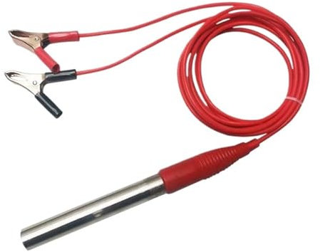 Heater,12V DC Water Heater With Alligator Clip Cartridge Heater 150w 200w 300w Stainless Steel Portable Immersion Heater(12V 200W)