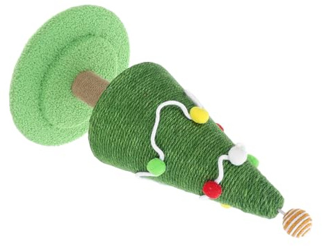 Dekorativer Katzenkratzbaum Weihnachten Geschenkideen 53cm Grün
