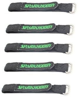 SPARKHOBBY 5 x Anti-Rutsch-Silikon-3-6S FPV-Batterieband, 15 x 200 mm, 20 x 250 mm, 20 x 350 mm, 20 x 450, geeignet für FPV-Drohnen, DIY-Zubehör (5 Stück, 15 x 200 mm)