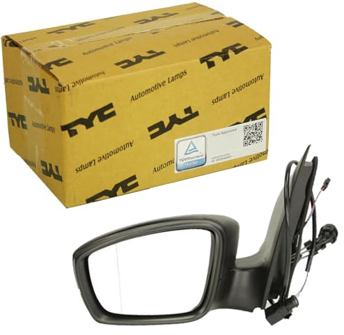 TYC Außenspiegel 337-0222 links, asphärisch | Kompatibel mit: SEAT Mii, SKODA CITIGO, VW UP!