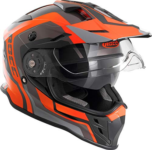 Rocc 781 Motocross Helm S Schwarz/Orange