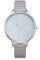 SHENGKE Damen Armbanduhr Kreative Frauen Uhren Marke Uhr Frauen Mesh Kleid Uhr Echtes Leder(K0056L-Grey)