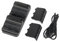 OSTENT Chargeur double station d'accueil + 2 batteries compatibles pour le contrôleur sans fil Microsoft Xbox One