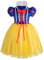 Lito Angels Deguisement Robe Princesse Blanche Neige Enfant Fille, Costume d'halloween Anniversaire Fete Carnaval, Taille 5-6 ans, Style A