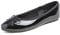 Feversole Women's Round Toe Cute Bow Trim Ballet Flats Dolly Shoes Black 5 UK