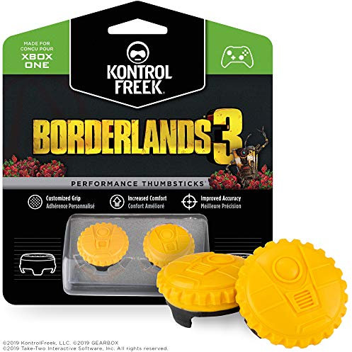 KontrolFreek Borderlands® 3 Claptrap Performance Thumbsticks für Xbox One und Xbox Series X | 2 x Mittel Konvex Thumbsticks | Gelb