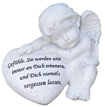 SHACAMO Grabdekoration Engel mit Herz
