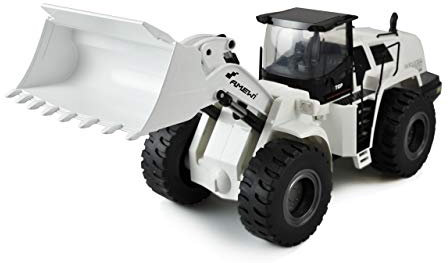 Amewi 22416 elettrico speciale pale gommate bianco 1:14, metallo parziale RTR, suono, luce, 10 canali