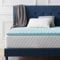 LUCID Topper Matrimoniale | Design Ergonomico Ondulato | Coprimaterasso in Memory Foam con Gel Rinfrescante | Alto 5cm, 160x190 cm