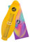 Milam London Professional Family Foot Measure Sizer Device Child/Adult UK Sizes 2-12 / EU Sizes 18-47 - (Yellow)