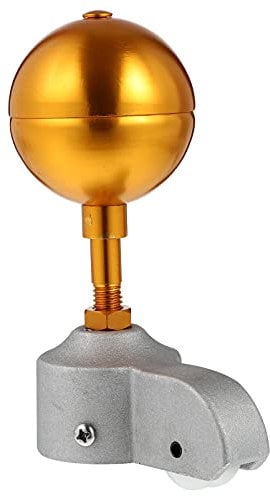 Holibanna 1 Set Fahnenmast Kappe Flagge Pole Hardware Teile Reparatur Kits Gold Ball Flagge Pole Topper Aluminium Wetterfeste Fahnenmast Topper
