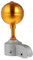 Holibanna 1 Set Fahnenmast Kappe Flagge Pole Hardware Teile Reparatur Kits Gold Ball Flagge Pole Topper Aluminium Wetterfeste Fahnenmast Topper