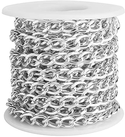 Edelstahl Gliederkette Never Fade Aluminium Panzerkette Schleppkette für DIY Herstellung Armband Halskette