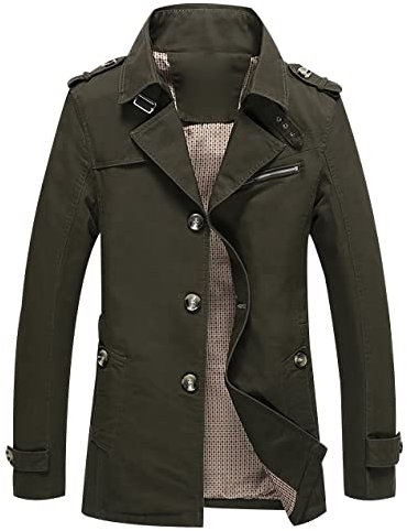 OADOBKICE Strickjacke Herren Jack Herren Dünne Strickjacke Oversized Cardigan Jackenoberteil Herren Jacke Herren Herbst Lightweight Jacke Herren Dünne Strickjacke Herren Elegante Jacke Grün L