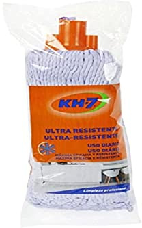 Kh7 Fregona Ultra Resistente Microfibra, Cian, 7x5x15cm (KER016)