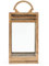 Riviera Maison - Laterne, Windlicht - RM Henderson Lantern - Mangoholz, Glas, Eisen - Farbe: Natur - (LxBxH) 26 x 26 x 56 cm