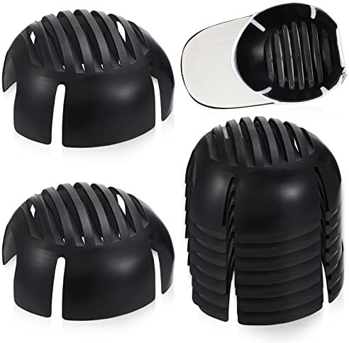 Universal Bump Cap Einsatz Baseball Bump Cap Einsatz Leichte Bump Cap Einsatz Sicherheit Bump Cap PE Gefüttert Bumper Hat Einsatz (Schwarz, 8 Stück)