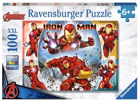 Ravensburger Marvel Iron Man Toys - 100 Piece Jigsaw Puzzle for Kids Age 6 Years Up