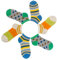 CriCri Socks 6 Paia Calze Calzini Bambino Ragazzo Fresco Cotone Made in Italy - Leggeri e Traspiranti (27-30, Combinazione 1)
