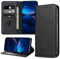 DENDICO Classic PU Leather Magnetic Wallet Case, Flip Folio Protective Phone Cover Compatible with OPPO Reno 8 Lite 5G / Reno 7 Lite 5G / A96 5G, Black