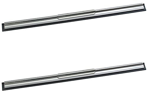 Novaliv 2X Ersatz Wischergummi 45 cm Fensterabzieher Gummilippe Abzieher Abzuggummi für Fensterwischer Ersatzgummi Abziehlippe Abzieher Gummi Ersatzlippe für Duschabzieher Gummiwischer