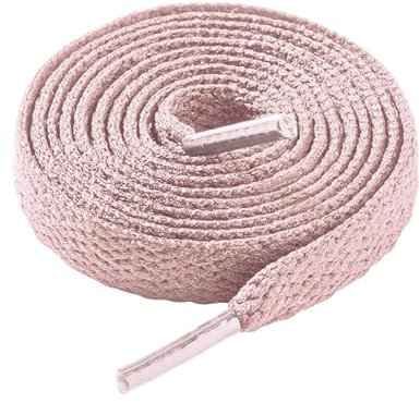 TIESTRA Cordones Planos Cordones Resistentes al Desgaste para Botas,Zapatos Deportivos,Zapatos de Seguridad,Zapatos de Caminar,Zapatos de Senderismo,Cordones de Recambio Premium,Rosa 90cm-35in