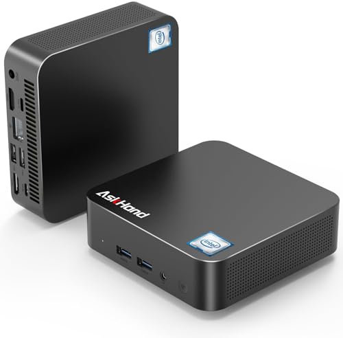 Mini PC N100 Intel N100 12th Alder Lake N100 (4C/4T, 3,4 GHz) 16 GB DDR4 RAM 512 GB SSD Windows11 Pro/ WIFI5/ Bluetooth 5.2/ RJ45 LAN/USB*4 / HDMI*2/ 4K@60Hz Dreifachdisplay, USBC Voll ausgestattet