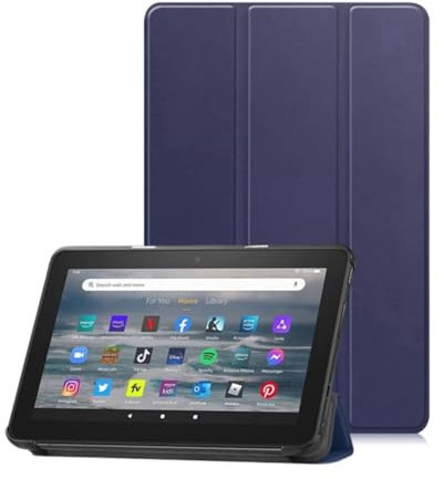 Stianiiie Hülle für Amazon Fire 7 (2022 Release-12th Gen) 7 Premium PU Leder Schutzhülle Amazon Fire 7 Hülle