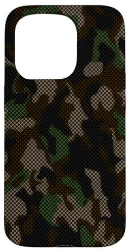 Camouflage Schutzhülle Cover Army & Military Camo Hülle für iPhone 15 Pro