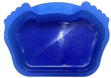 shjxi Portable Pool Foot Bath | Collapsible Pool Foot | Pool Foot Bath | Step Into Cleanliness Enhance Pool Experience with Non Slip Pool Foot Bath Tray, Perfect Accessory for Hot Tub