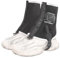 Lixada wasserdichte Gamaschen zum Wandern und Trailrunning. Schwarze, elastische Schuhgamaschen mit DWR, verstellbaren Riemen für Damen-/Herren-Wanderschuhe