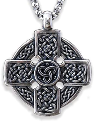 Baldur Jewelry – Halskette mit keltischem Spiralanhänger mit Triskel und verstellbarer Schnur – Halskette mit Triskel und keltischem Spiralschmuck – Halskette mit dreifacher Spirale