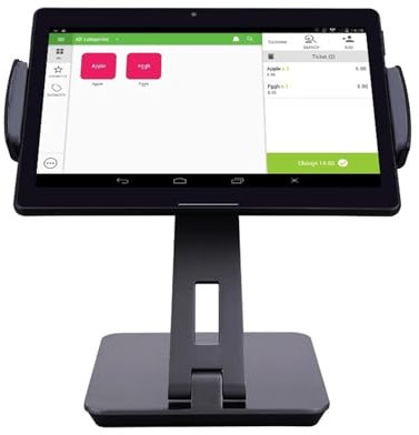 Registrierkasse, 10-Zoll-Tablet-Pos-Kassensystem mit kapazitivem Touchscreen, Systemunterstützung for Ausführen von Restaurantsoftware Für Kleinunternehmen, Einzelhandel, Gastronomie