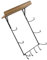 Dickly Yogamattenhalter, Metall-Aufbewahrungsregal, Yogamatten-Aufbewahrungsregal, Wandregal-Organizer für Widerstandsbänder