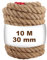 ZOFUN Jute Rope 30 mm, 10 M/32.8 Ft Garden Twine Natural, Multiple Strands Strong Jute Twine, Thick String for Gift Wrapping, Crafts & DIY, Gardening, Decoration, Cat Scratcher