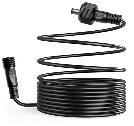 2M Solarlampen Kabel, Flexible Installation, auch an Regentagen im Freien Haltbar, für Garten Terrasse Balkon Pavillon