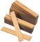 DOITOOL 40 Pcs Miniature Dollhouse Flooring 1: 12 Scale Mini Doll House Floor Boards DIY Self Adhesive Dollhouse Wood Flooring Peel and Stick for Dolls House Accessories