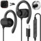 Auriculares USB C para iPhone 16 15 Pro 5G, auriculares tipo C con cable micrófono con gancho para la oreja para Samsung A56 A34 Galaxy A55 A54 S25 Pixel 9a 8 7 POCO X7 para correr, gimnasio, fitness