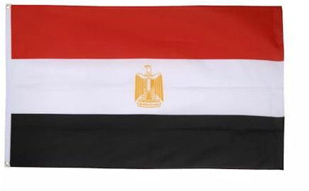 Flagge der Fußballweltmeisterschaft 2026 – Offizielle Nationalflagge, 1,52 x 0,91 m, groß, doppelseitig, mit Messingösen, USA, Kanada, Mexiko (Ägypten)