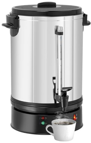 Bartscher Kaffeemaschine Regina Plus 90, 14 l, für bis zu 90 Tassen, Edelstahl, mit Warmhaltefunktion, entkalkbar, für Gastronomie