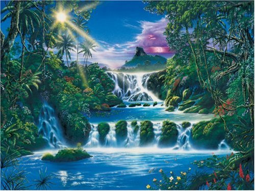 Ravensburger 16311 - Verzauberter Wasserfall, 1.500 Teile Puzzle