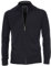 CASAMODA Herren Strickjacke unifarben 004450 Aufgesticktes Logo, 135 Blau, L