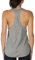 icyzone Yoga Sport Tank Top Damen Racerback Lauftop Fitness Running Shirt Oberteile (M, Grey)