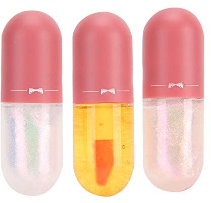 3pcs Lip Glosses Full Nourishing Lip Plumper Sexy Lip Serum Gloss Feuchtigkeitsspendendes Lippenpflegetool