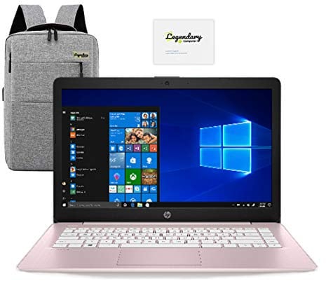 HP Chromebook Computer portatile, Schermo IPS Full HD da 14 pollici, Intel Celeron N4020, 4GB di RAM, 64GB eMMC, Chrome OS, 14a-na0161nd, Argento