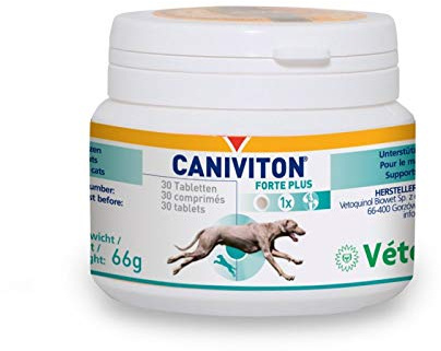 CANIVITON Forte Plus Ergänzungsfuttermittel für Hunde und Katzen 30 Tabletten, 1er Pack (1 x 0.09 kilograms)