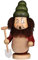 Christian Ulbricht Räuchermännchen Miniwichtel Brummbär - 15 cm