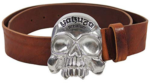 Yakuza Premium Ledergürtel 3071 Braun, 90